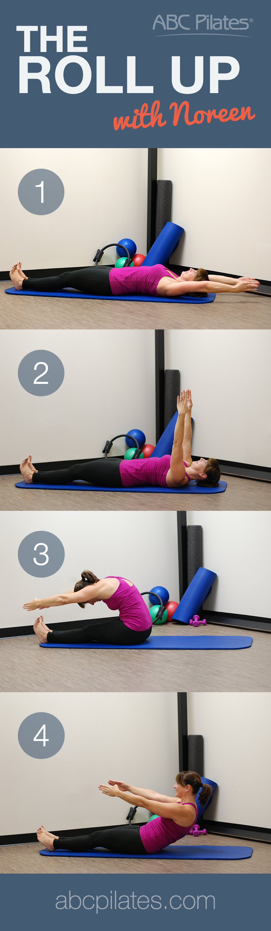 Pilates Roll Up Exercise: How to do a Pilates Roll Up + Benefits