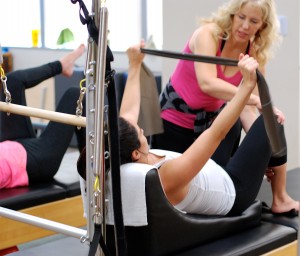 With a few modifications, women can enjoy a safe, effective Pilates workout throughout their pregnancy.